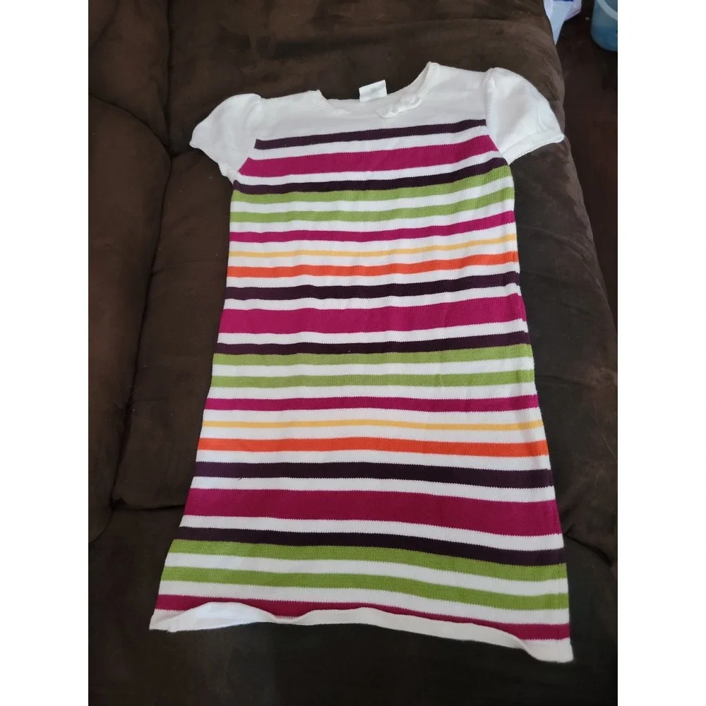 Crazy 8 fall preview striped sweater dress‎ size small 5 6